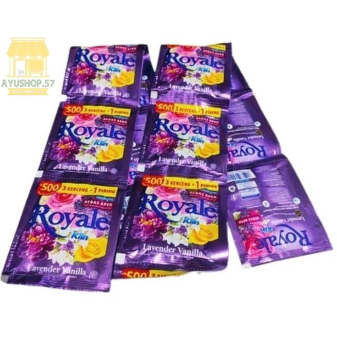 

Royale Pewangi Pakaian All varian [13 mL x 12 Sachet] - Lavender Vanila - AYUSHOP57