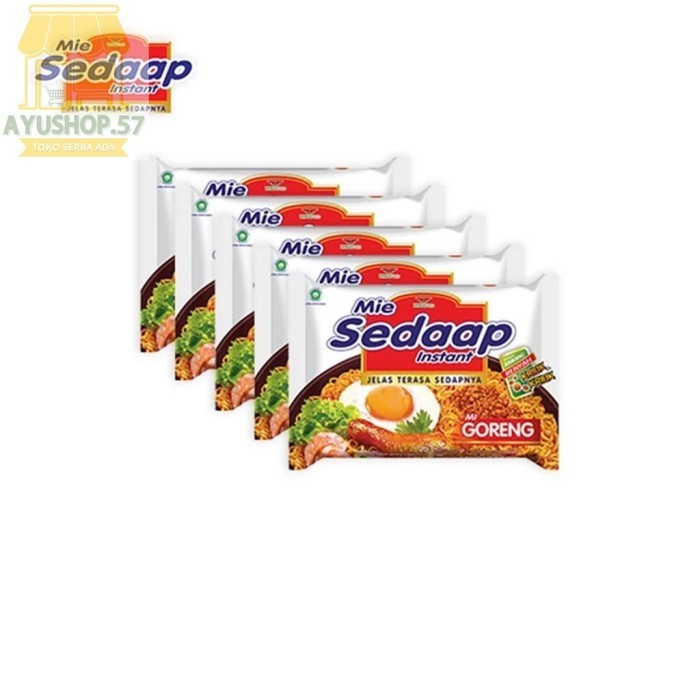 

5 pcs - Sedaap Mie Goreng Makanan Instan - AYUSHOP57
