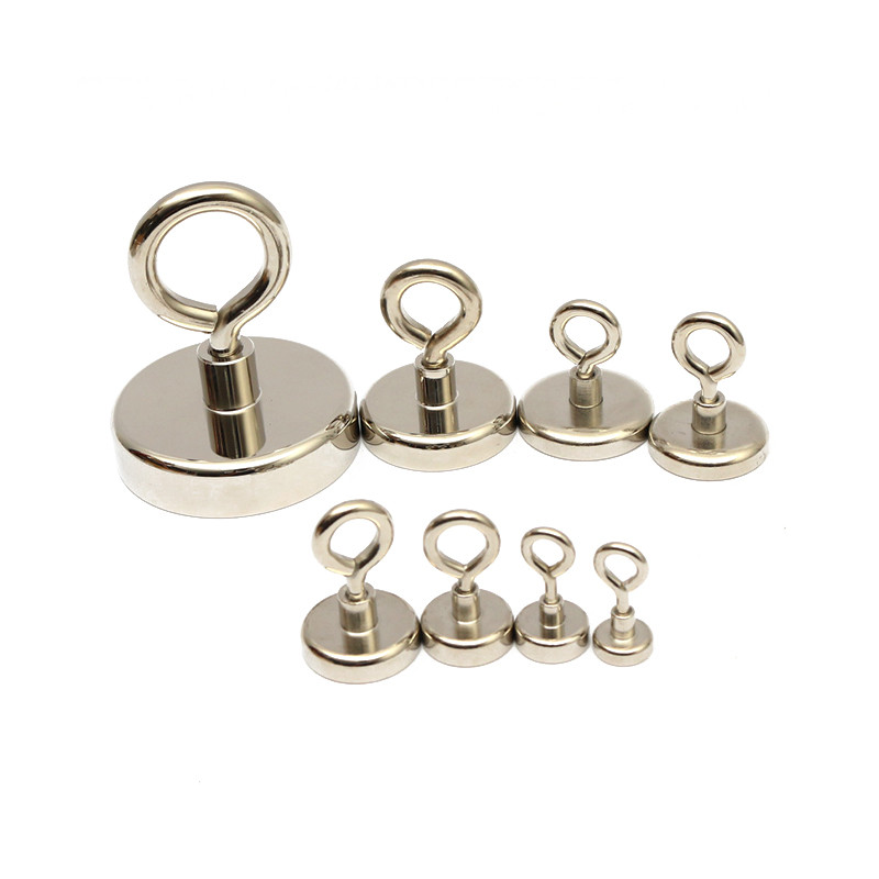 

2022 Super Strong Neodymium Fishing Magnets Magnetic Hooks Salvage Magnets Neodymium Round Powerful Rare Earth Magnet Searcher