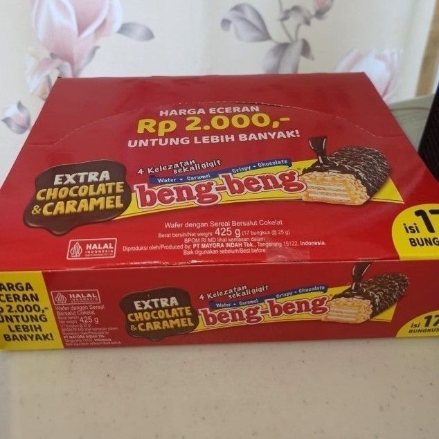 

Beng Beng Wafer Cokelat 1 Box