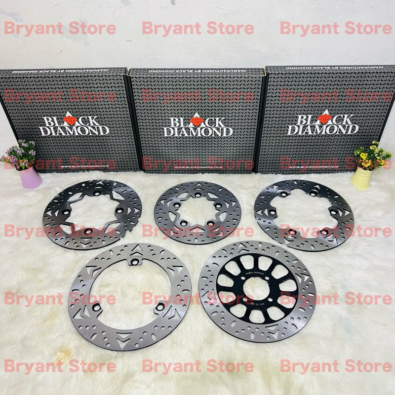 PIRINGAN CAKRAM BELAKANG REAR BLACK DIAMOND MX KING NEW VIXION SATRIA 2TAK HIU NMAX OLD NEW NINJA R 
