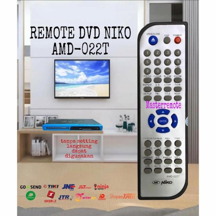 ES99 Remot remote DVD NIKO