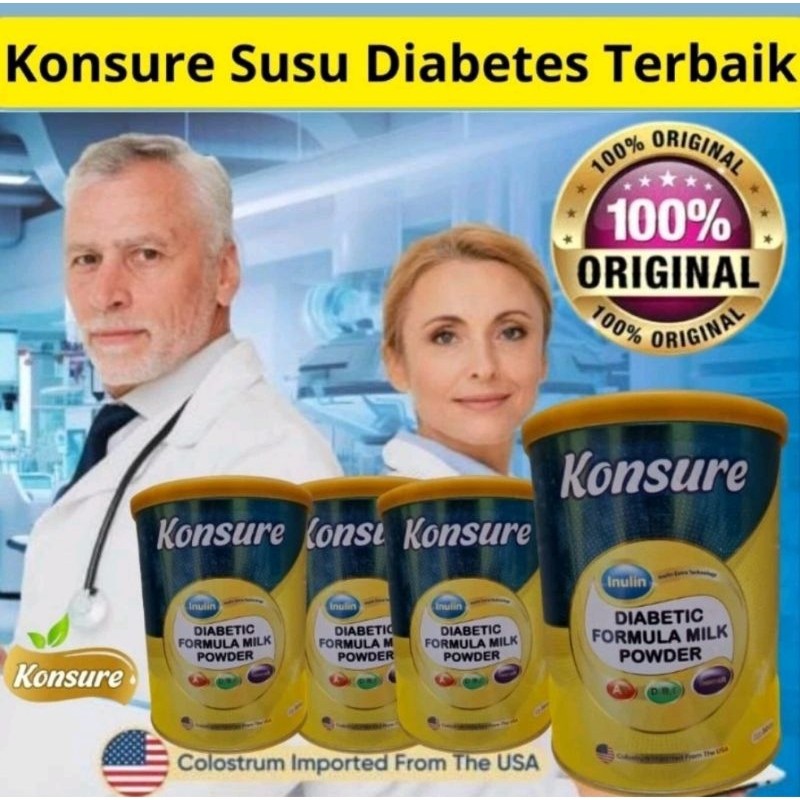 

KONSURE Asli Original Susu Diabetes Import Herbal