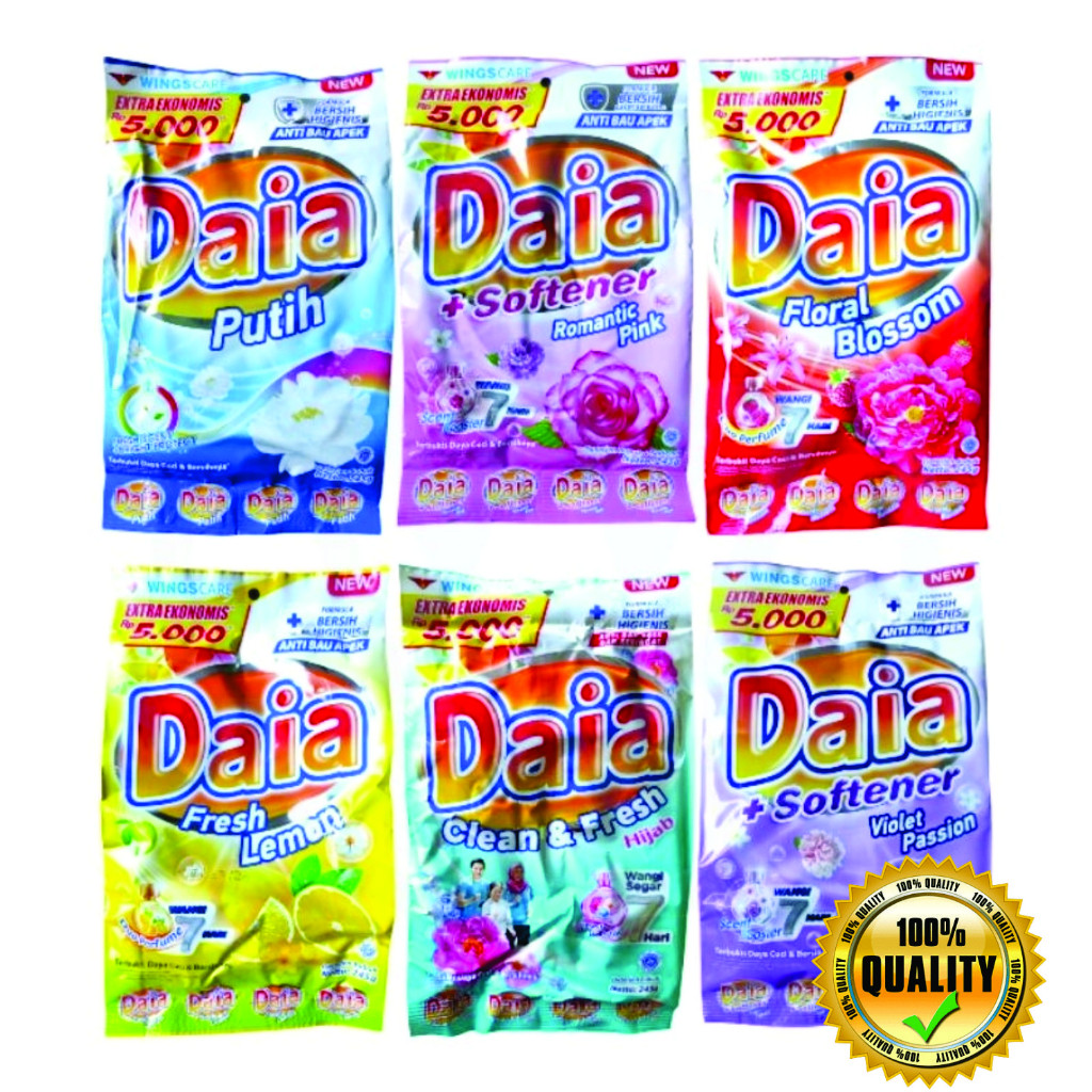 Daia Bubuk 5000 245g / Daia Deterjen Bubuk 245gr