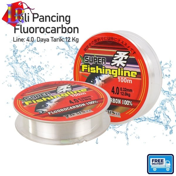 Tali Senar Pancing Fluorocarbon 100M