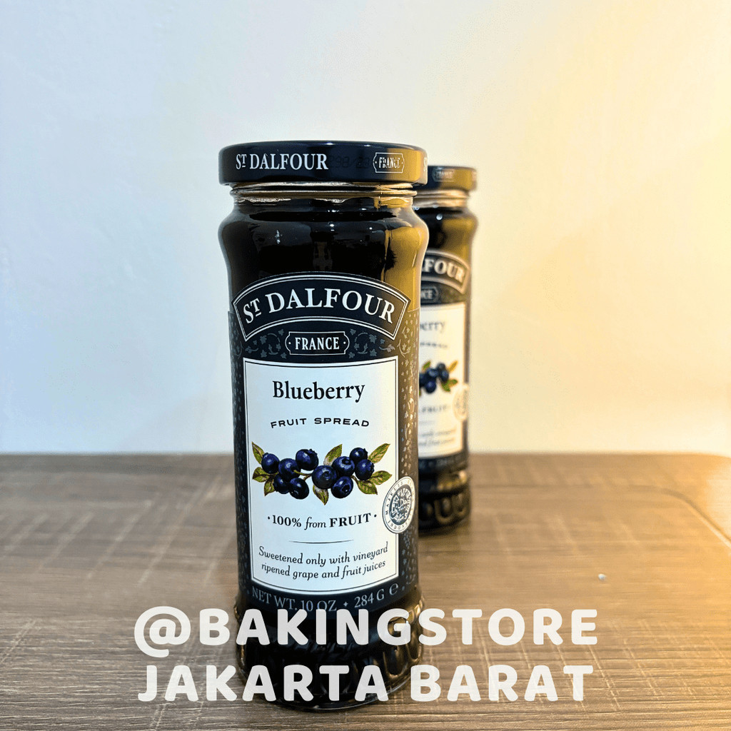 

Selai St. Dalfour Blueberry Jam Fruit Spread 10 Oz | 284 Gr