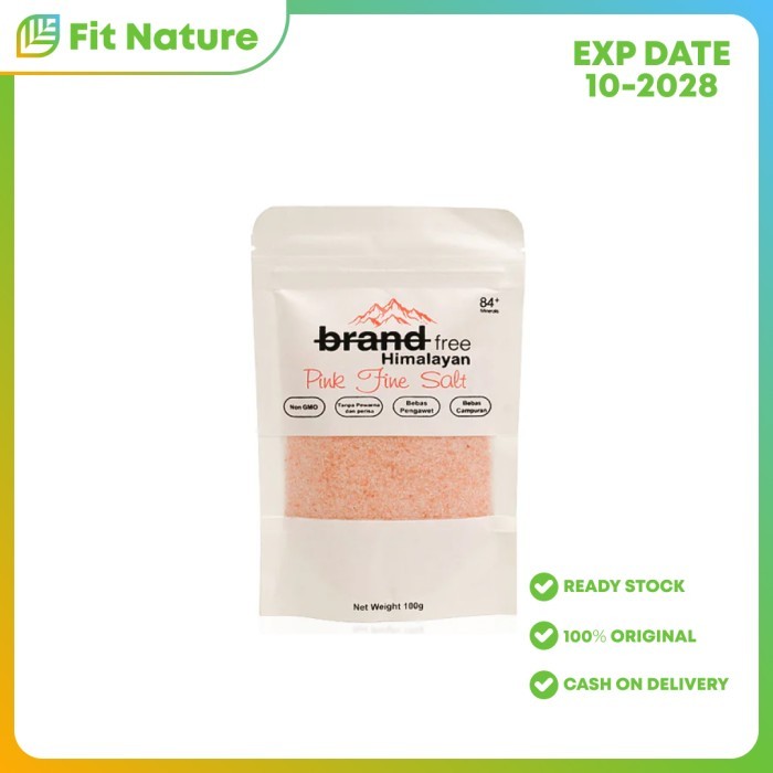 

Garam Premium Himalaya Halus Pink Fine Himalayan Salt BRANDFREE 100gr - Garam Sehat