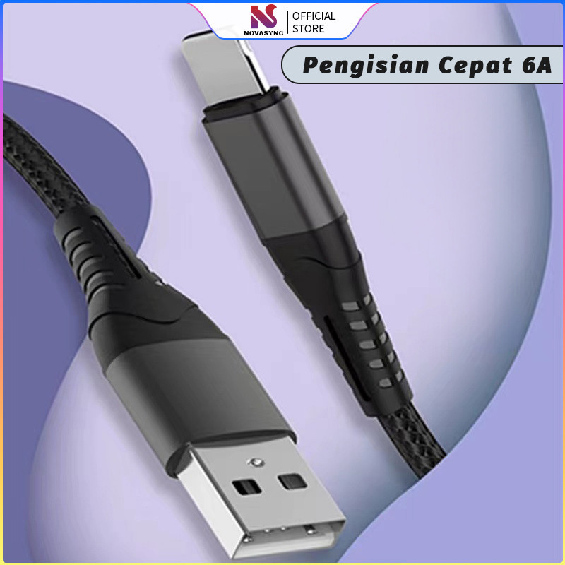 [NS] Kabel data ponsel Kabel Pengisian Cepat 120W dengan Panjang 3.0A Kabel data Fast Charging USB M