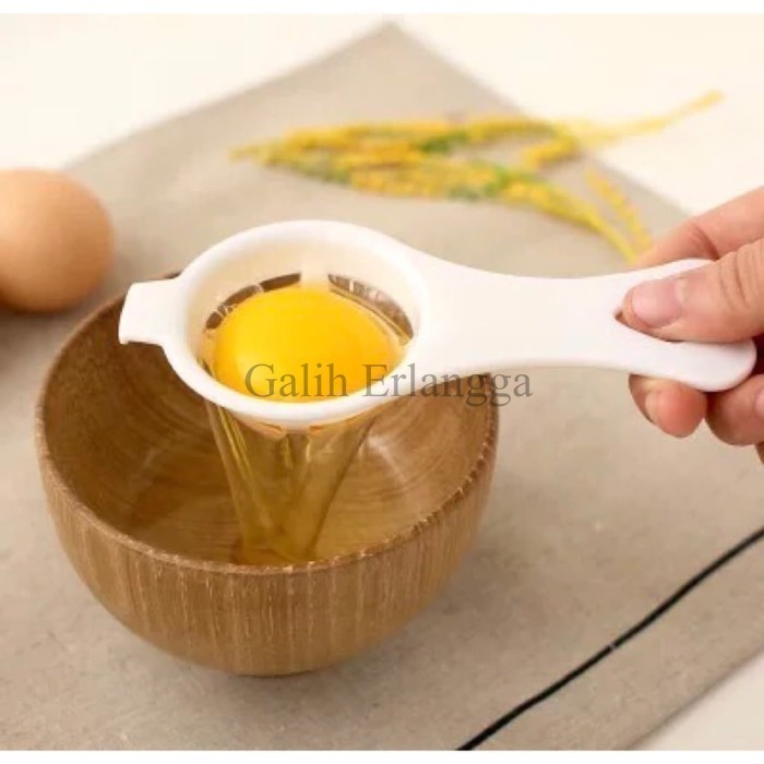 lv Sendok Pemisah Kuning Telur Saringan Egg Separator