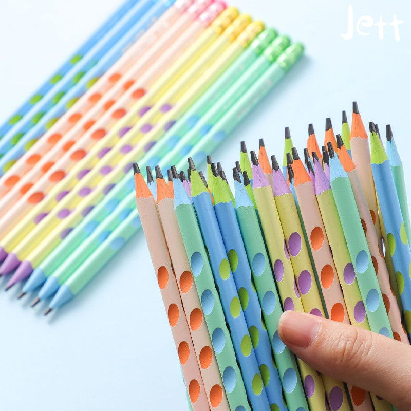 

[Ready]HB pensil /Graphite Pencil Pensi 1 PCS /Warna makaron-Jett
