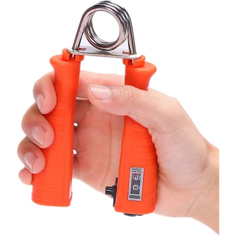 

Hand Grip Latihan Lengan Handgrip Spring Fitness 20kg + Counter 011-4 - Biru