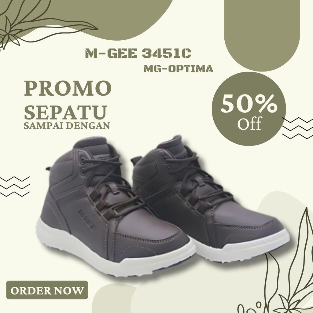 Sepatu Pria M-GEE 3451C MG-Optima: Solusi Terbaik untuk Gaya dan Kenyamanan