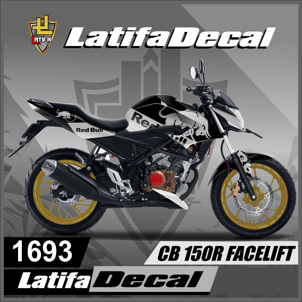 (Bisa Cod) Decal Motor CB 150R FACELIFT  Fullbody- Stiker Motor kekinian - (FREE) Desain CUSTOM - De