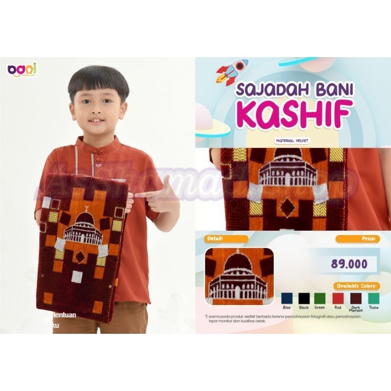 Rabbani - Sajadah Bani Kashif - Sajadah anak rabbani AsShamad.Shop