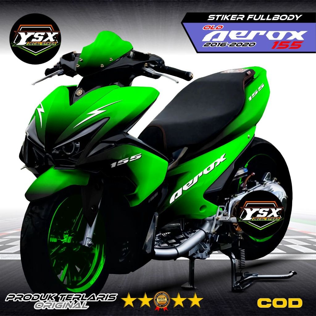 Decal Stiker Aerox Old 155 Stiker fullvariasi Body Bunglon 1 Baru