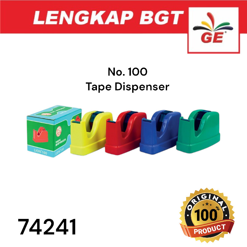

LION Tape Dispenser Tempat Isolasi Selotip No 100 - 74241