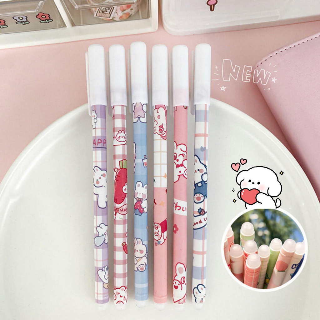 

PULPEN BALLPOINT GEL PEN BULPEN BISA DIHAPUS MOTIF KARAKTER LUCU