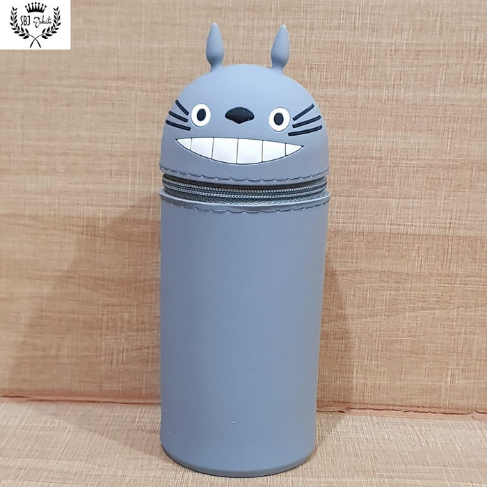 

Vincent Tempat Pensil / Kotak pensil Silicone Dua fungsi Pen Holder Vs Smiggle - Totoro