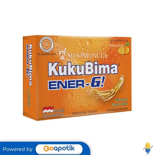 

Kukubima Ener-G Jeruk 4.5 Gram Box 6 Sachet