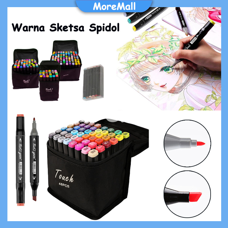 

General Marker Set Animation Markers/Warna Sketsa Spidol12/24/48/80 Warna