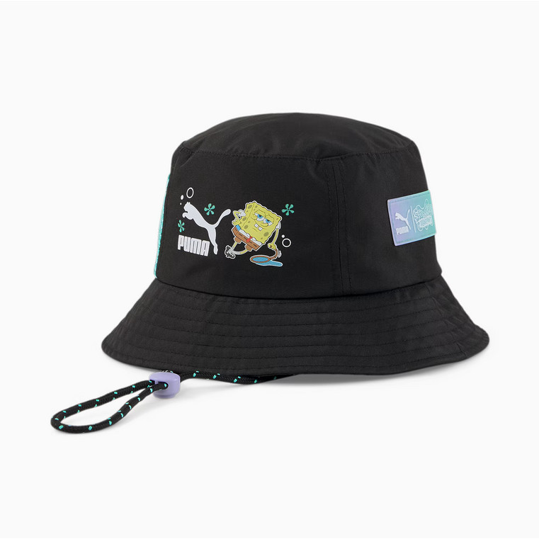 Topi PUMA x SPONGEBOB Bucket Hat PUMA Black 024501 01
