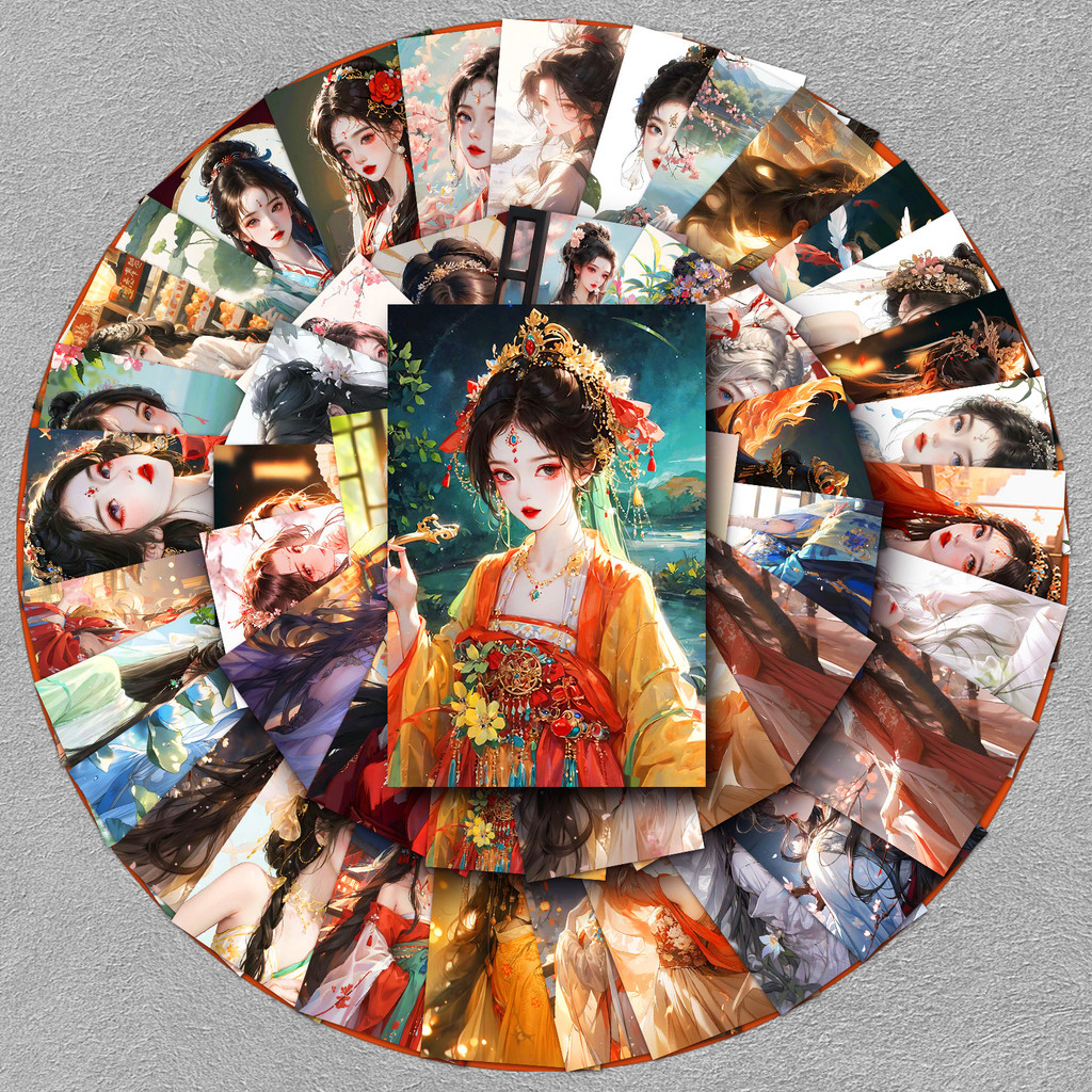 

50PCS STICKER GAMBAR WANITA CHINA TRADISIONAL LUCU ANTI AIR UNTUK DEKORASI SEPEDA LAPTOP DIATRY JURNAL SCRAPBOOK