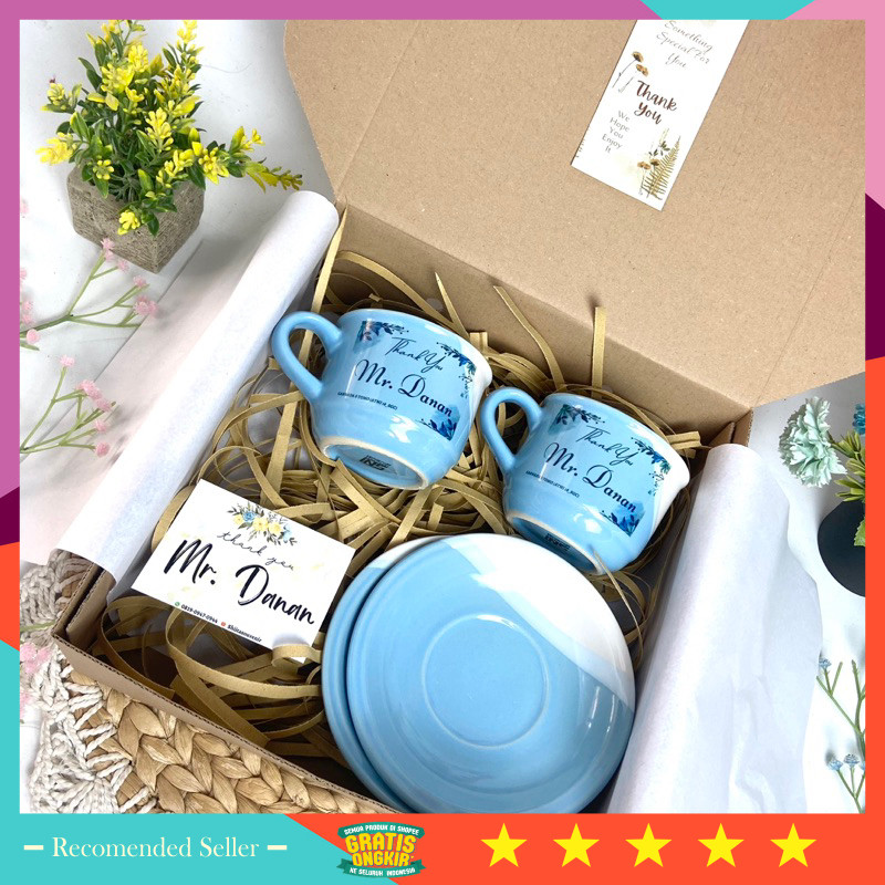 Cocok buat pacar kado istri suami hampers murah natal / Hampers Set Cangkir Couple Custom Suka Suka 