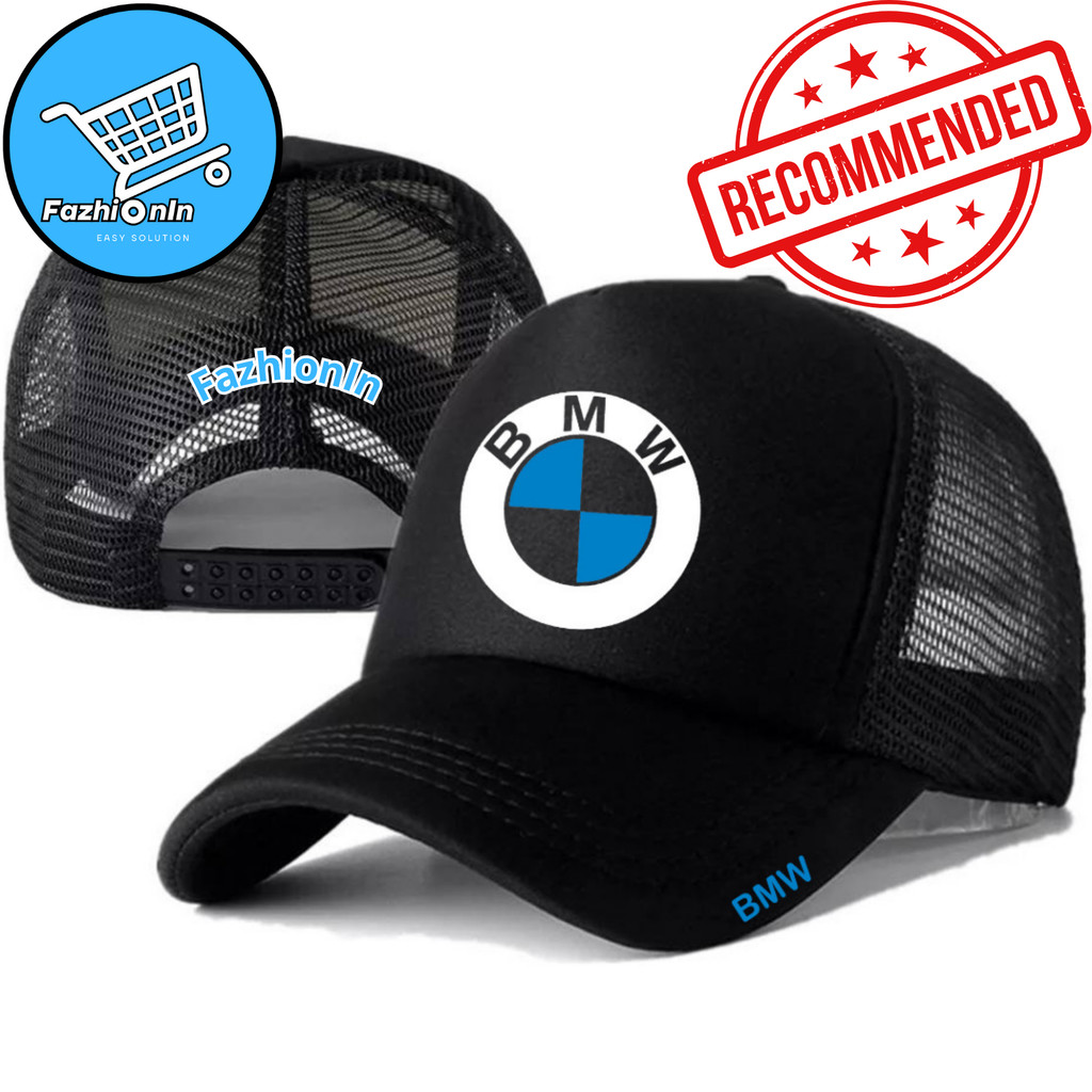 FazhiionIn Topi Trucker BMW - Topi Distro BMW Logo - Topi BMW Premium - Topi Pria Dewasa - Topi Pria