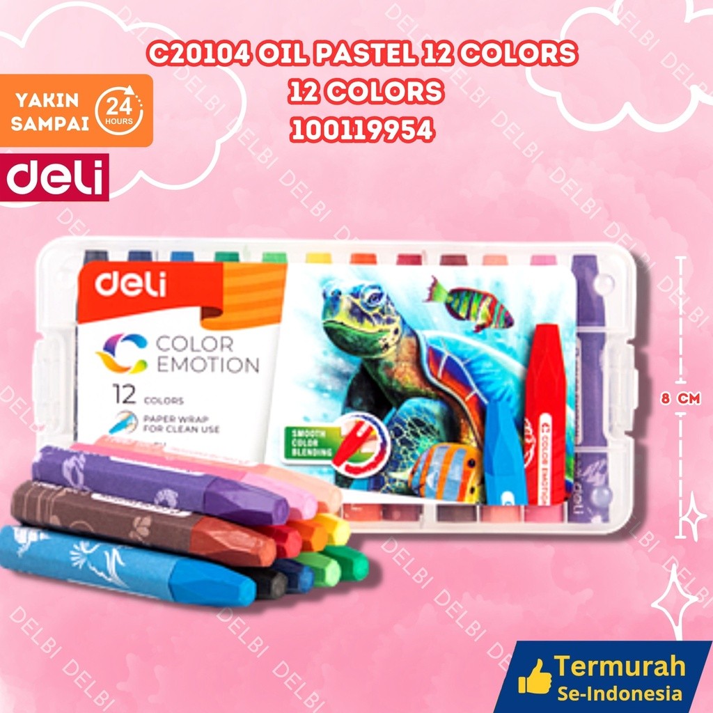 

Oil Pastel 12 Colors Deli C20104 Crayon Deli 12 Warna C201 04 C20104 Oil Pastel 12 Colors 12 Colors