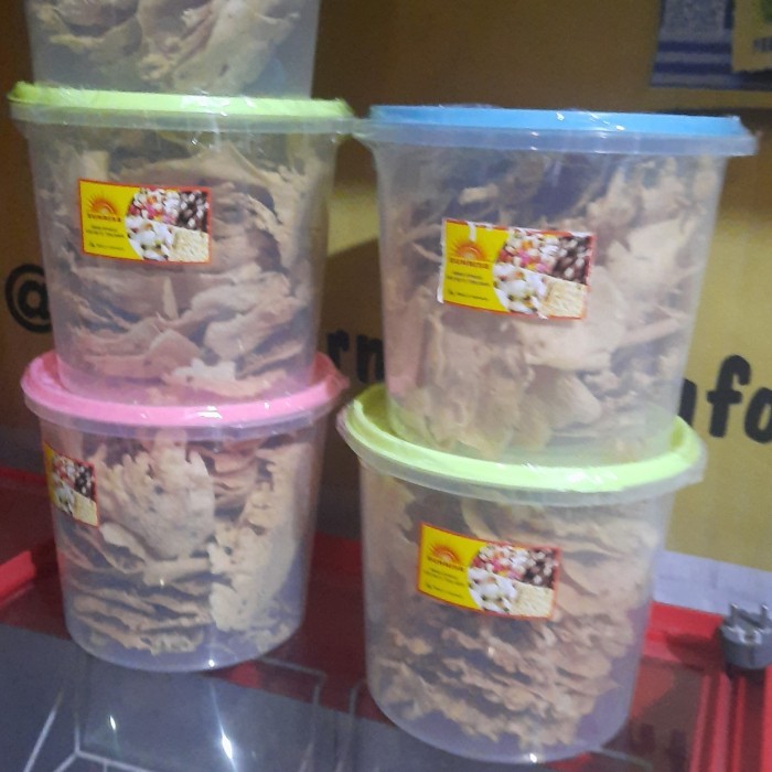 

BEST SELLER Peyek kacang dan rebon toples 5liter