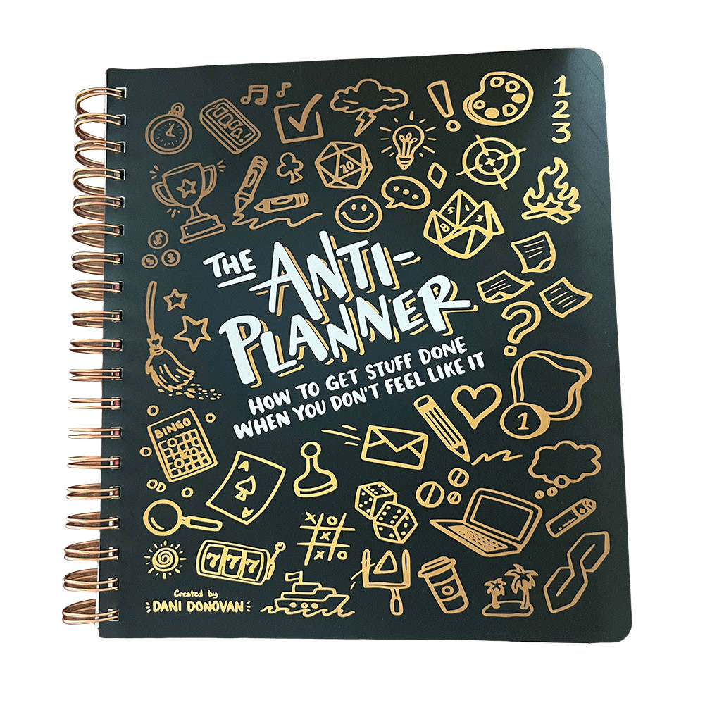 

The Anti-Planner Journal Planner Organizer Notebook 100+ Productivity Tools to Help You Beat Procrastination, Burnout Stress