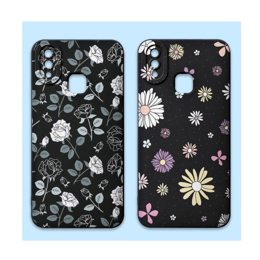 Casing Vivo Y91 Y93 Y95 Y91c Y1s Motif Gambar Bunga Softcase Cover Tpu Model Tropica