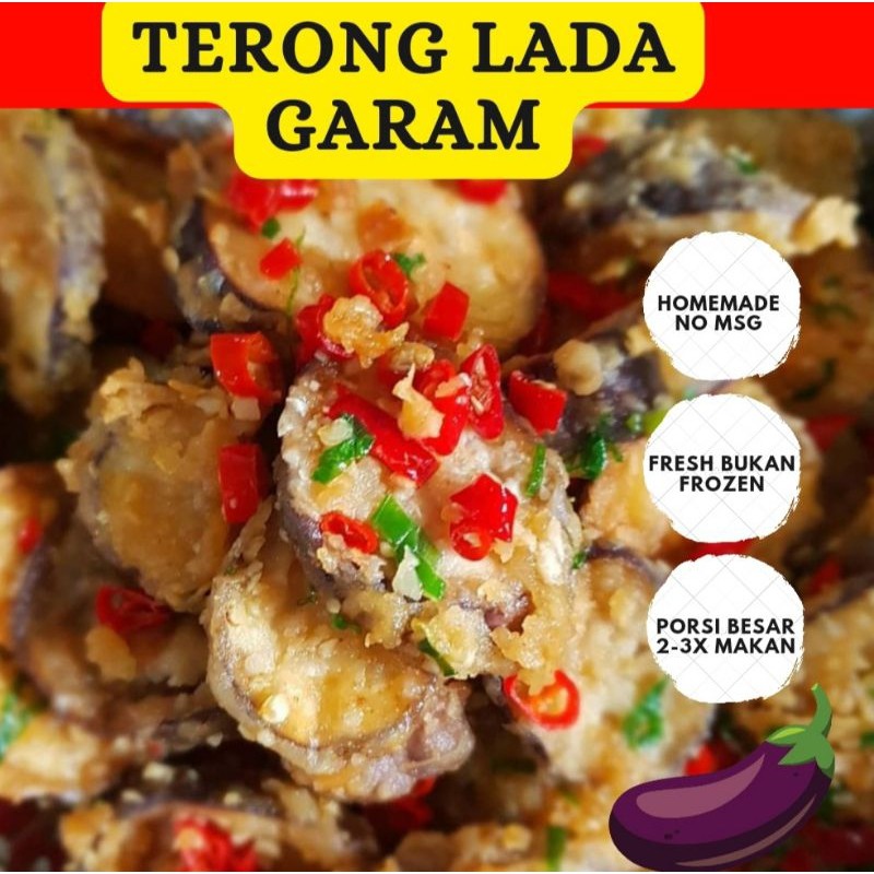

MAKAN MENU RUMAHAN TERONG UNGU LADA GARAM (PORSI FAMILY 2-3x MAKAN)