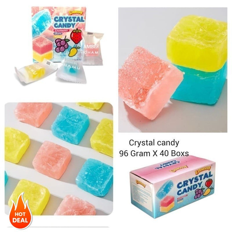 

[Kutek peel off halal]LIANGGUI CRYSTAL CANDY Lianggui Rasa Leci PERMEN LUNAK ANEKA RASA STROBERI, MANGGA Permen Buah Candy Corno Permen Rasa Buah Mangga Jeruk & trawberry Permen Lunak