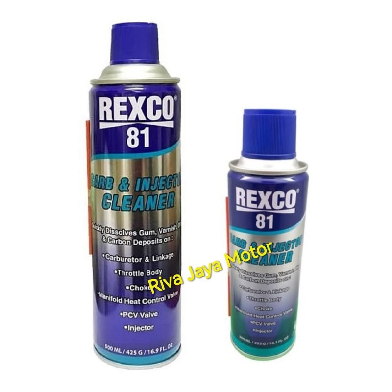 Karburator Injector Cleaner Rexco R81 300ml 500ml Original Cairan Pembersih Carburator Injection Kar