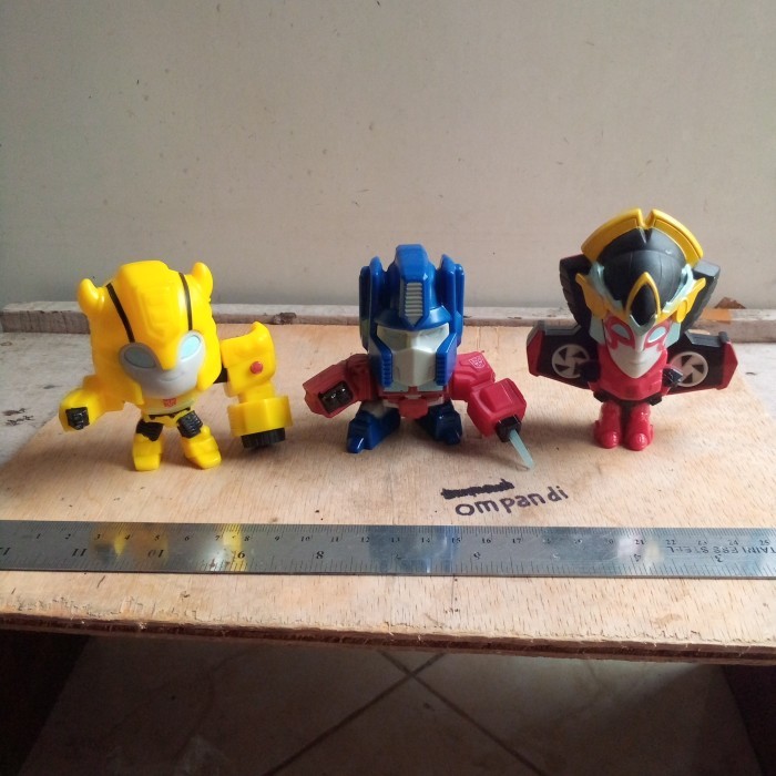 3 pcs robot Transformers McDonald's -BSS45