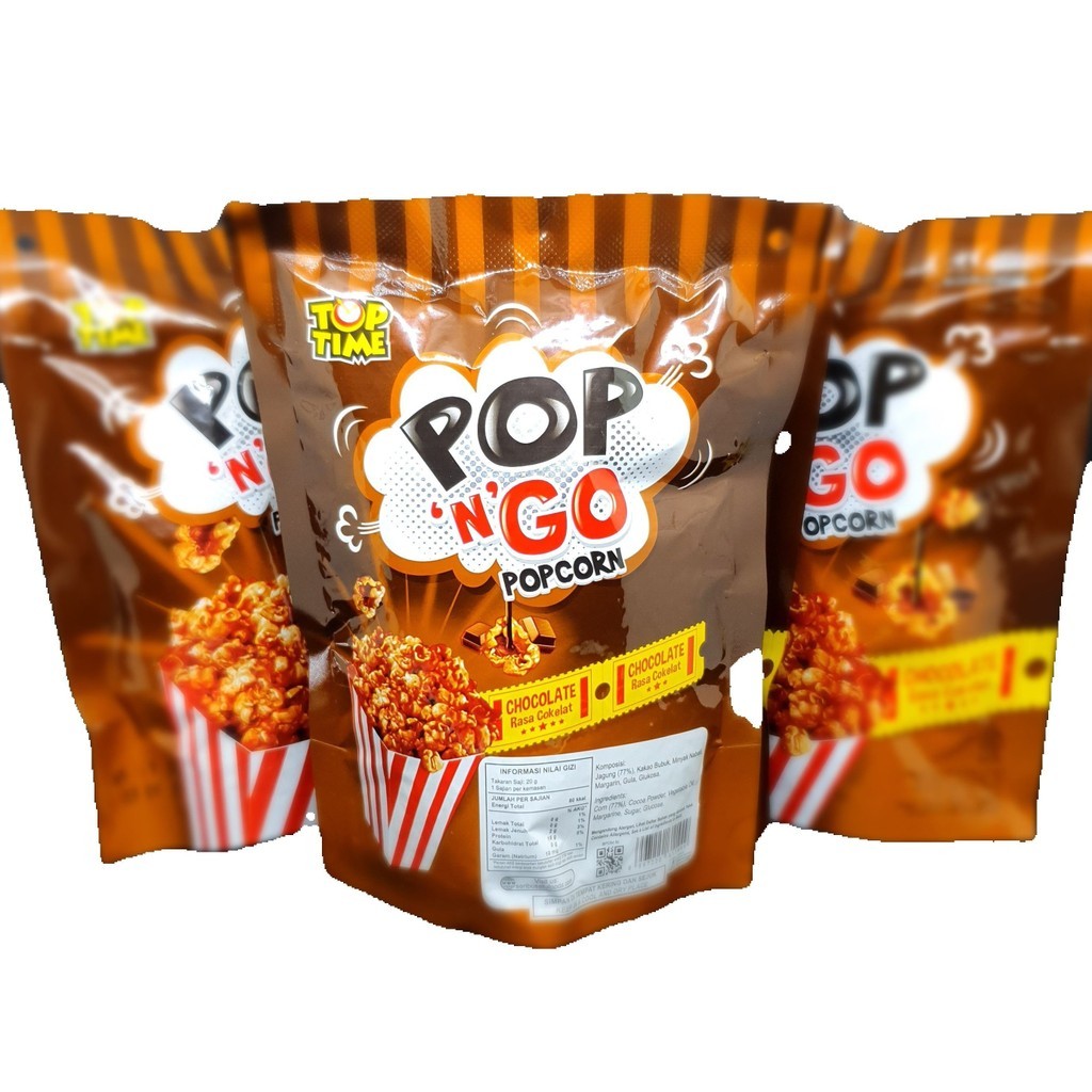 

Jagung Manis Pop Corn Pouch Rasa Coklat Cokelat Chocolate 1 Bal 10 pcs - Poo N Go