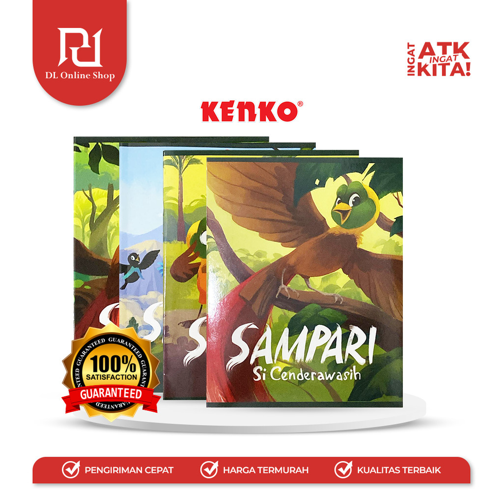 

KENKO BUKU TULIS BT-1621-38-SPR SAMPARI (1PACK/ 10PCS)