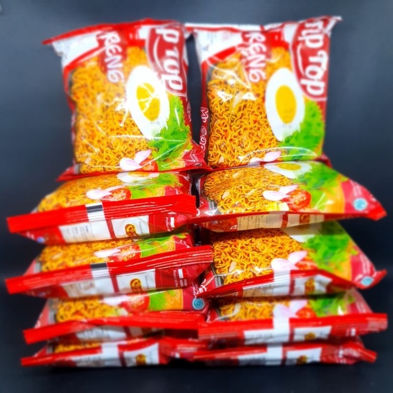

10 bungkus mi indomi indomie mie tiptop goreng instan