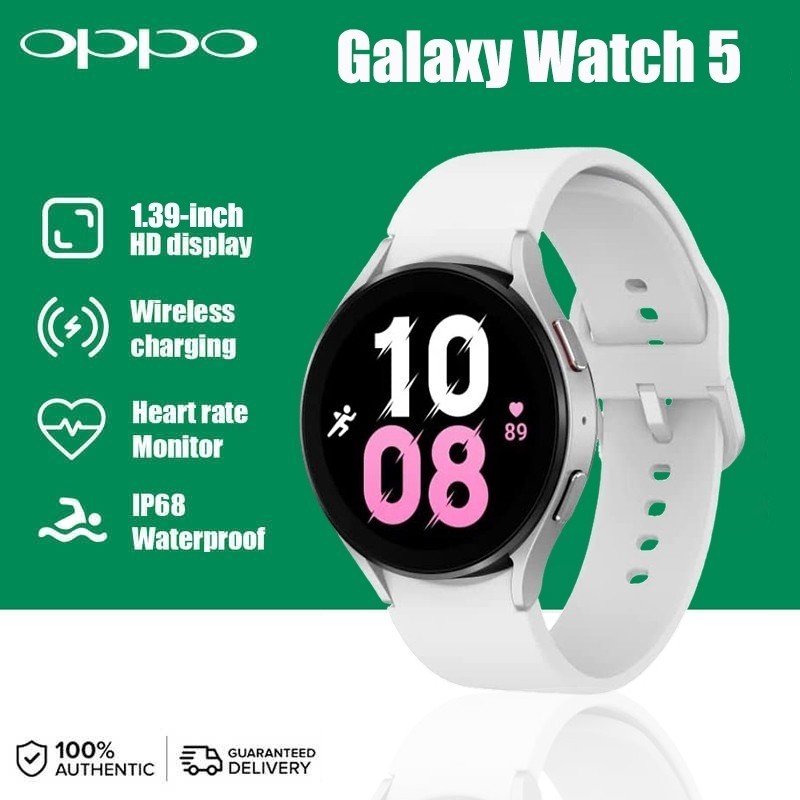 NEW DEALS OPPO Watch5 Waterproof Smartwatch Pria Dan Wanita Olahraga Jam Tangan Pintar Pelacakan