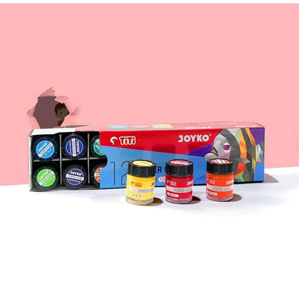 

Cat Poster Poster Color Joyko Poc 10 ml 12 Warna