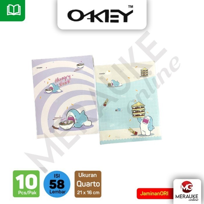

Buku Tulis Kiky OKEY 58 Lembar (1 Pack isi 10 Buku)