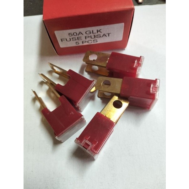 5pcs sekring skring fuse fusat pusat kaki tusuk 50A glk UB