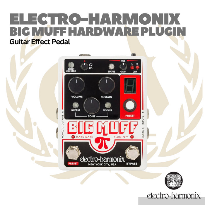Electro-Harmonix Big Muff Hardware Plugin Guitar Effects Pedal