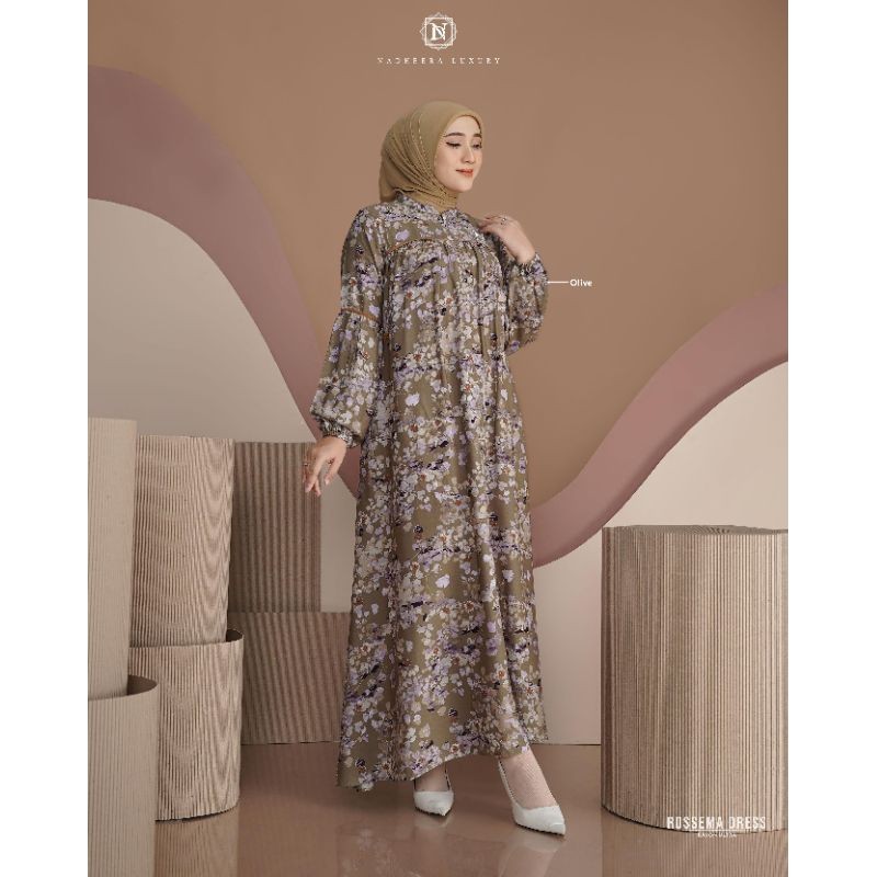 SPECIAL PRICE  ROSSEMA MIDI DRESS NADHEERA Nadheera Luxury demak