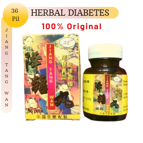 BISA COD- Obat Diabetes Herbal Cina Paling Ampuh Obat Gula Diabetes Asam Urat Kolesterol Jiang Tang 