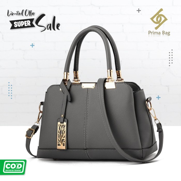PROMO - Tas Handbag Import Murah Selempang Wanita Fashion Slempang Branded - Wine