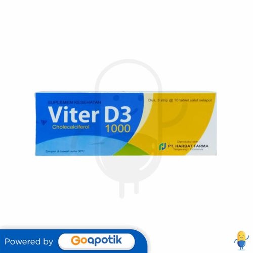 Viter D3 1000 Box 30 Tablet