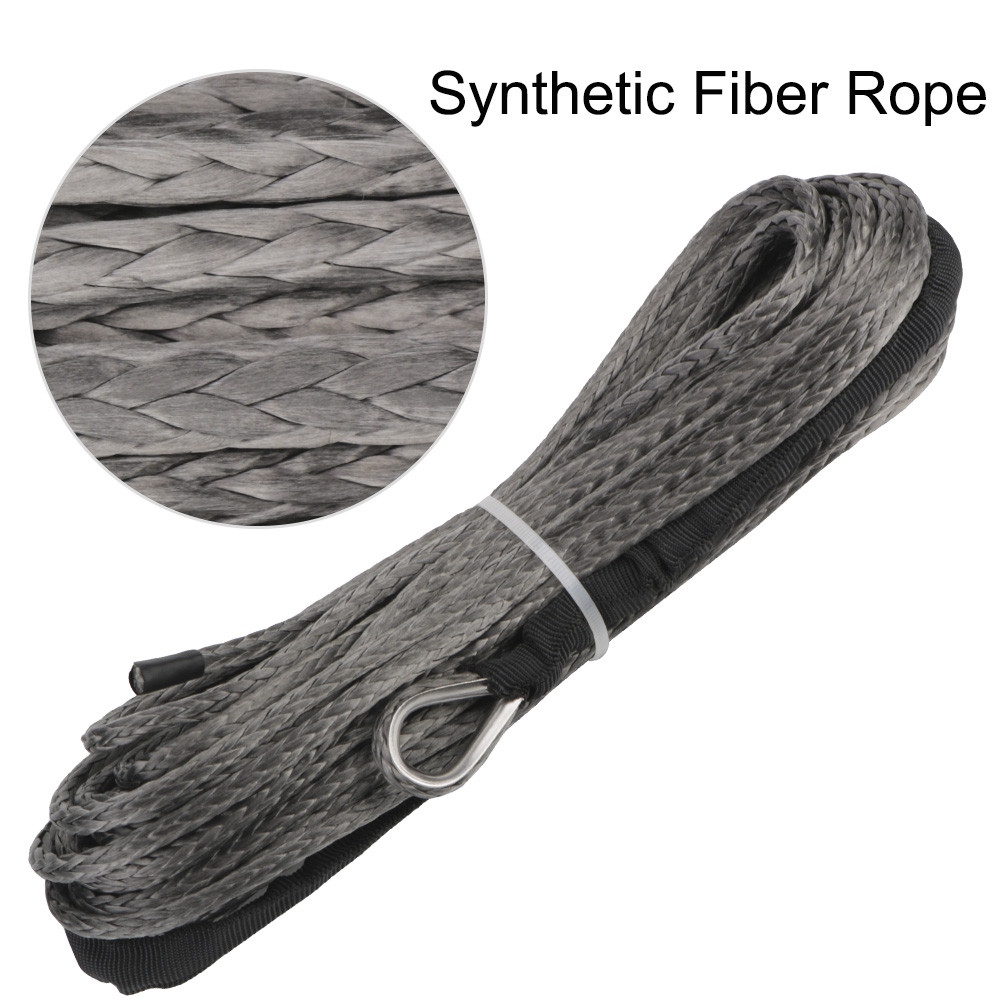UHMWPE Rope 4.8mm*15M Winch Line Synthetic Fiber Rope Tow Rope High Quality