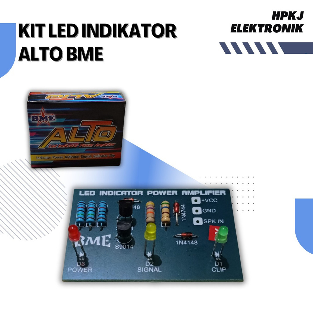 Led Indicator Power Signal Clip Power Amplifier ALTO BME